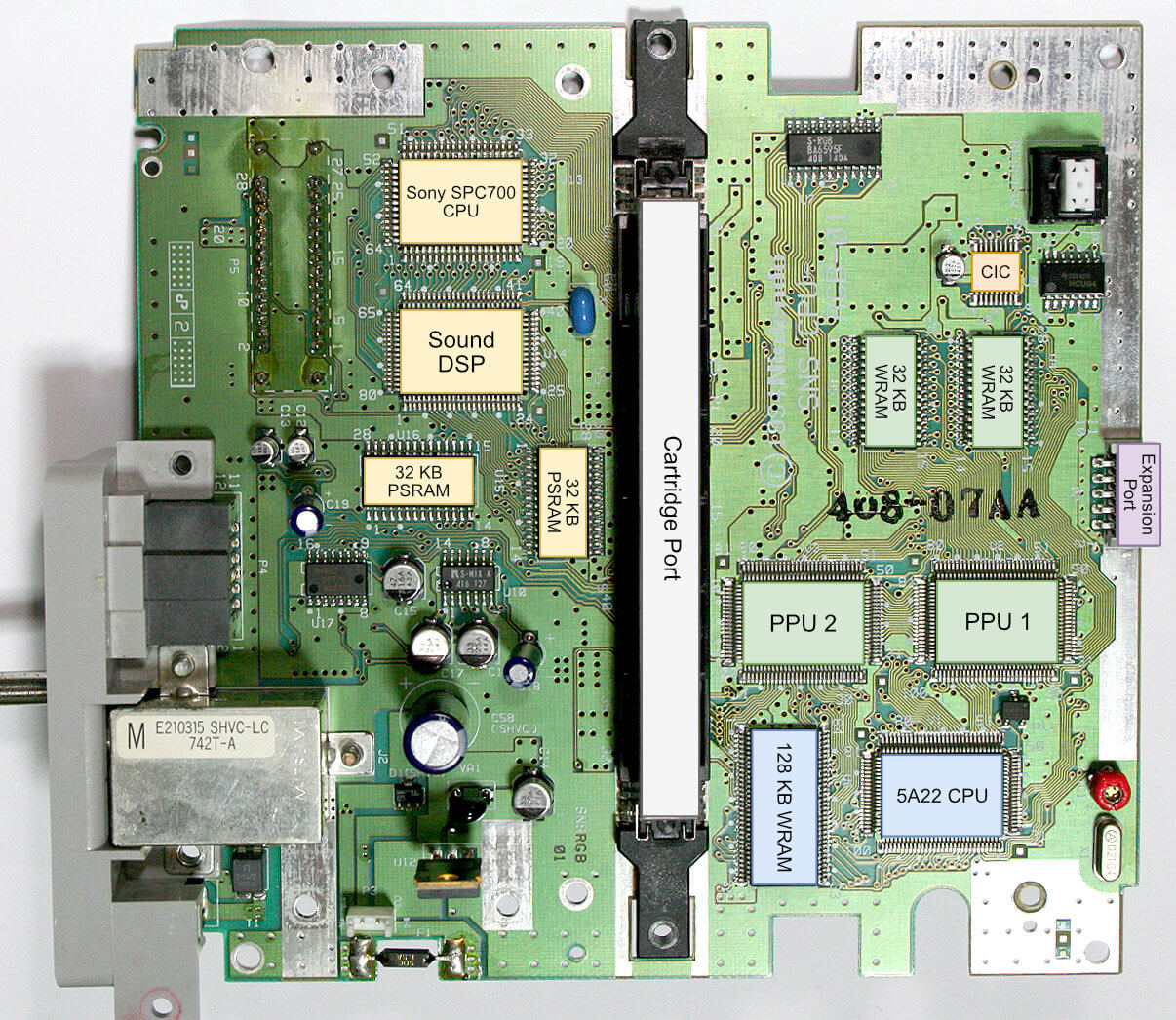 motherboard snes